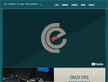 Tablet Screenshot of crazyeyesproductions.com